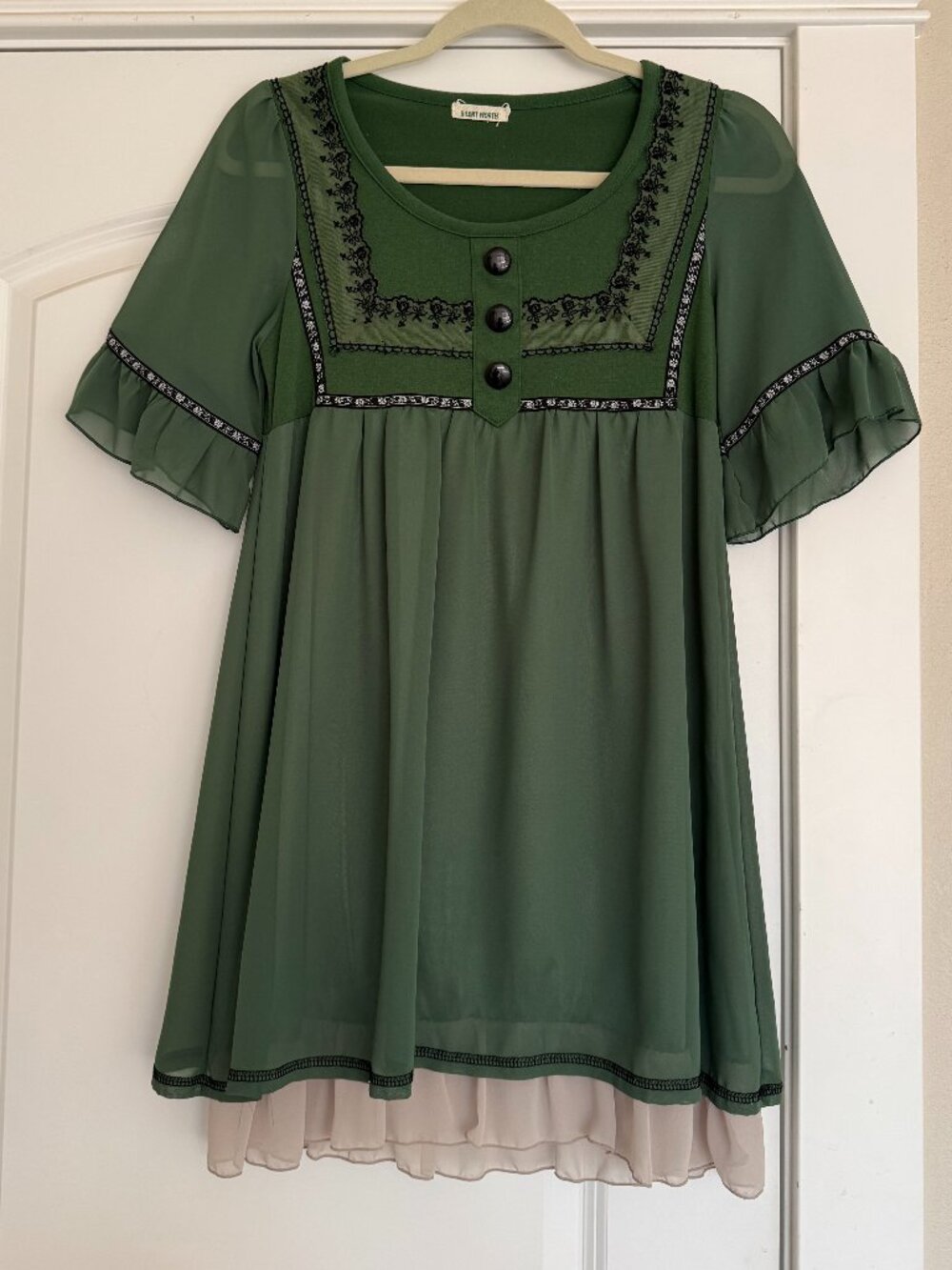 Flowy Chiffon Tunic Top